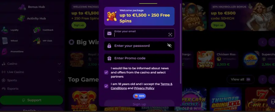 No deposit bonus Spinmama casino